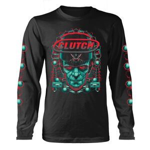 Clutch Unisex Adult Frankenstein Long-Sleeved T-Shirt / Black